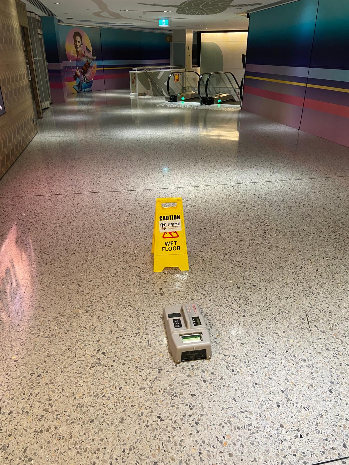 Aquatic facility — wet floor assessment