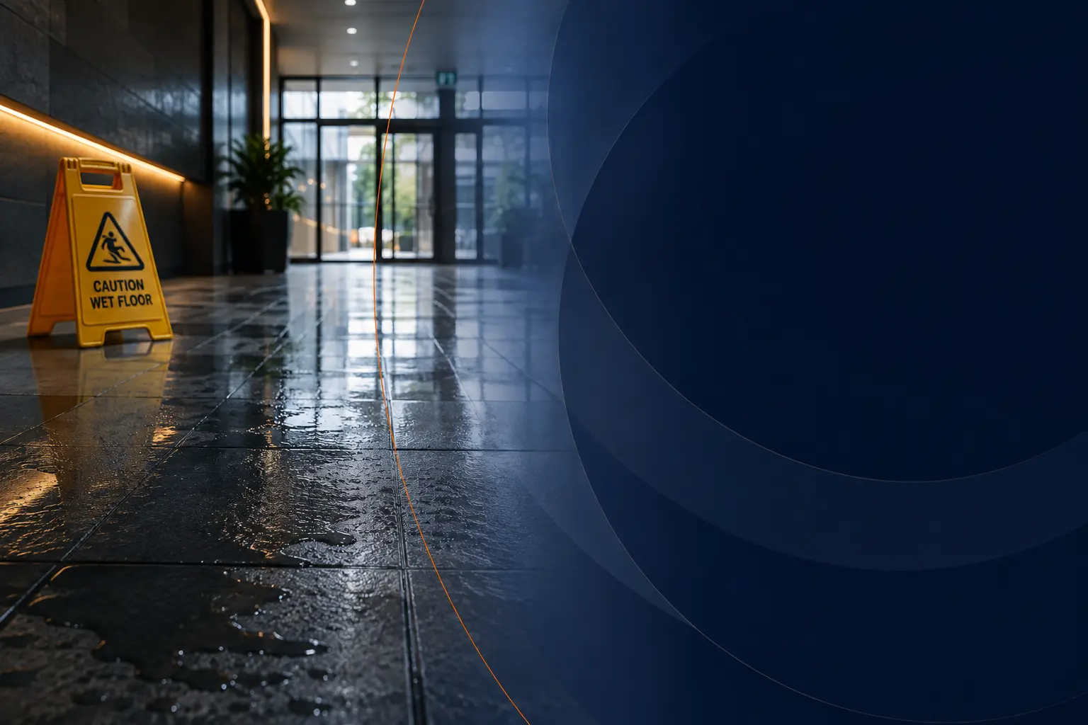 Prime Safety wet slip resistance testing on a commercial floor